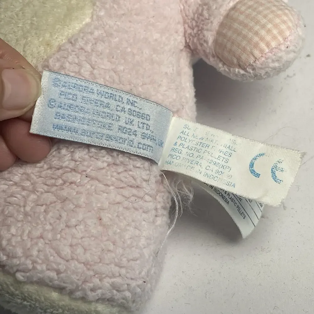 Rare HTF Aurora Baby Pink Teddy Bear 10